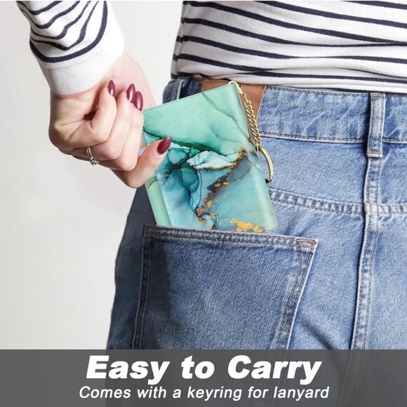 NWT.Broadway Credit Card Slim Wallet with 7 Card Slots & ID Window. Explore Now! - Picture 6 of 7